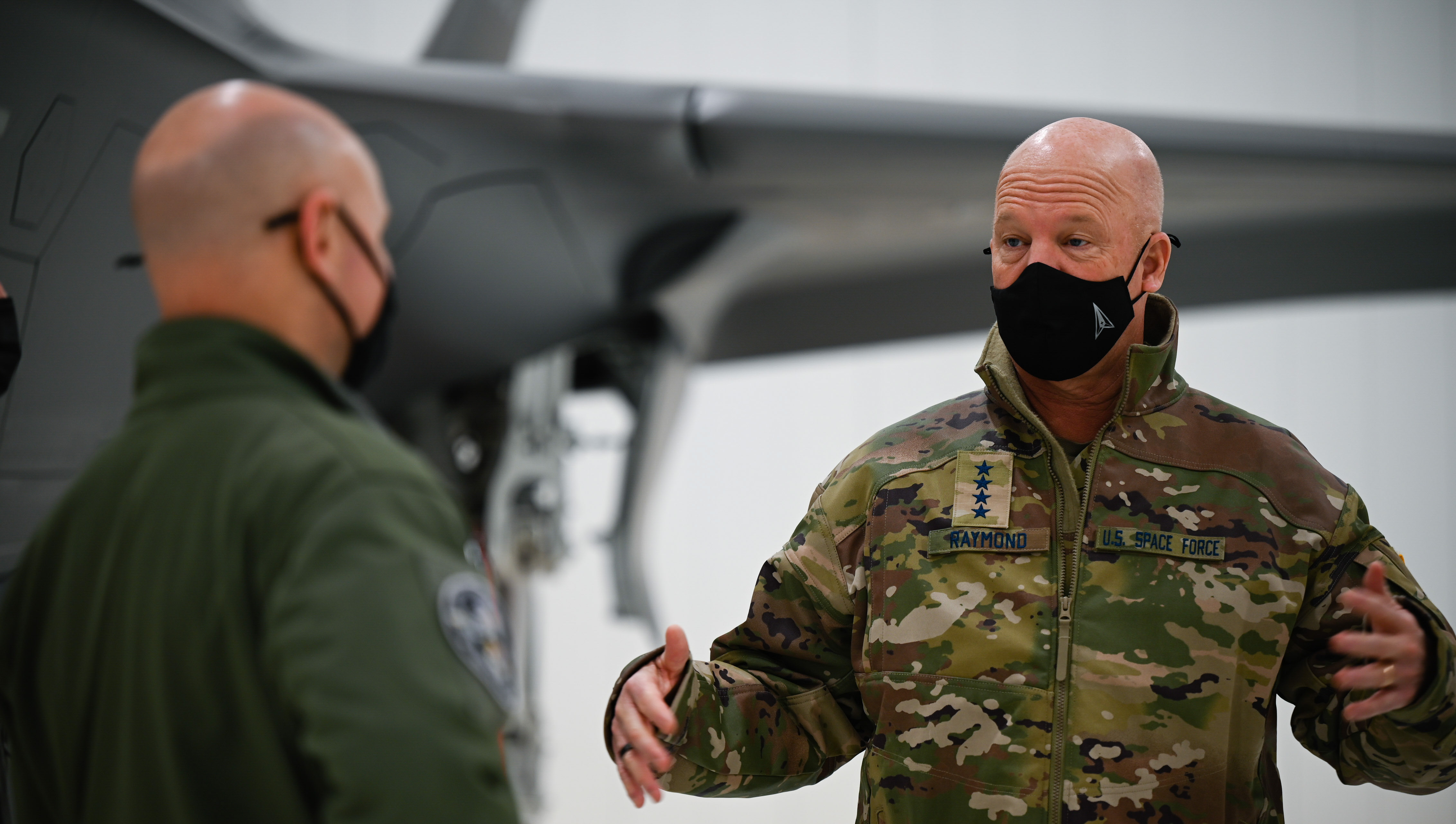 Chief of Space Operations visits Eielson, meets with Guardians